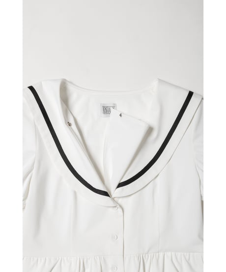 Marine rompers / white