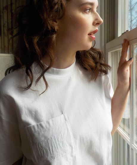 Tostalgic pocket tee / white