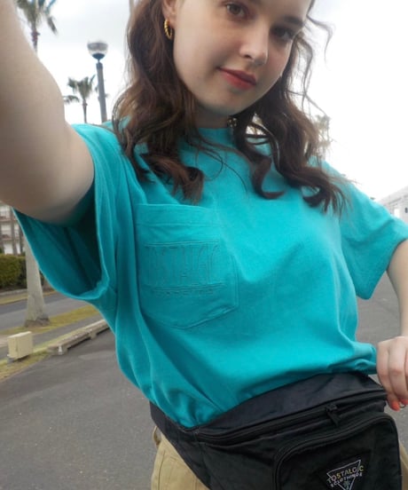 Tostalgic pocket tee / green