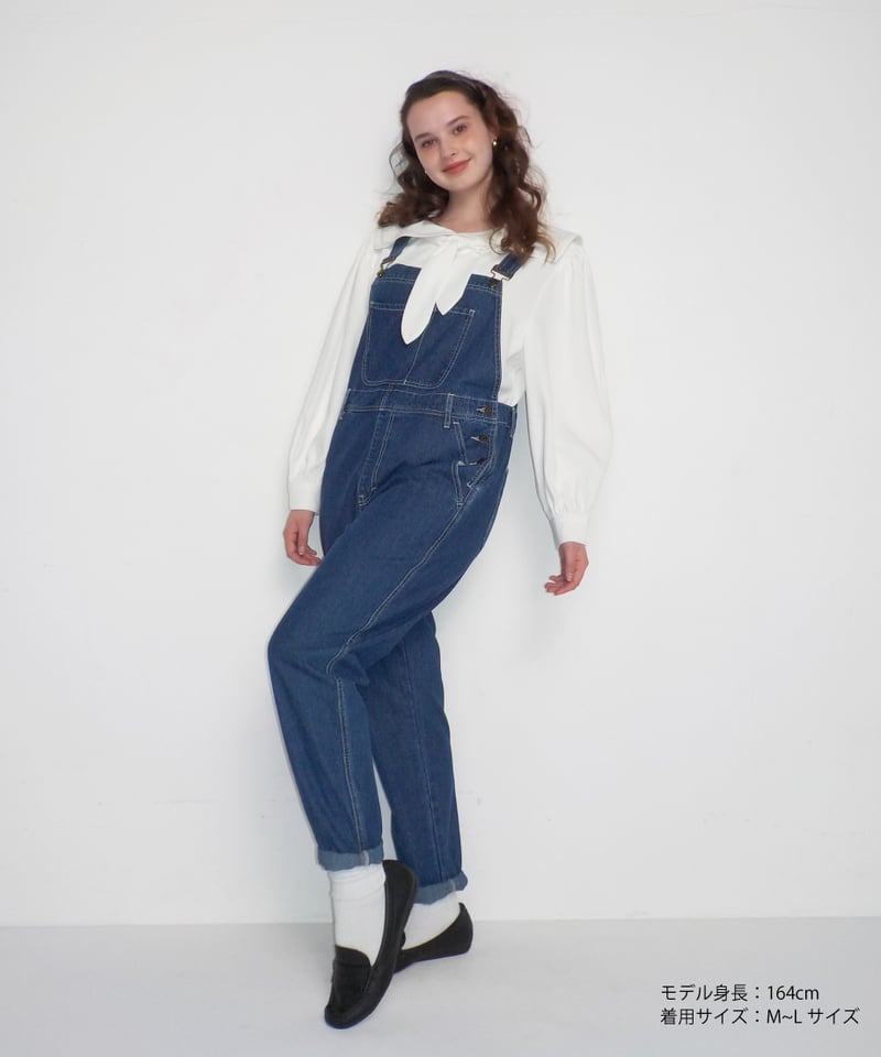 【tostalgic clothing】デニムオーバーオール 新品未使用 Denim overall / blue | Tostalgic Clothing