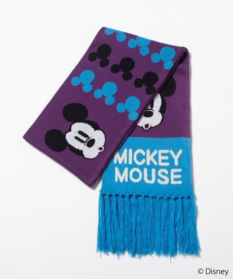 Mickey Mouse scarf / purple