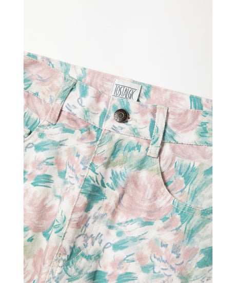 Tostalgic floral denim pants / floral