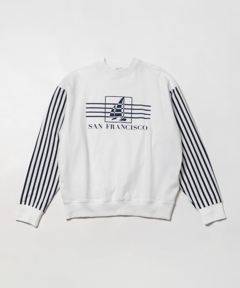 Yacht long sleeve tee / white | Tostalgic Clothing