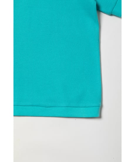 Waffle logo tee / green