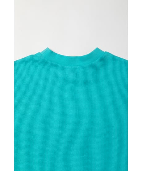 Waffle logo tee / green