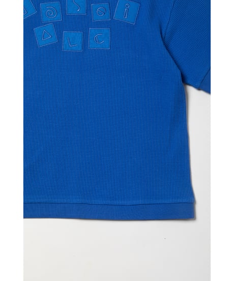 Waffle logo tee / purple