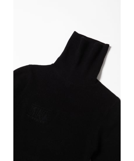 Turtle knit / black