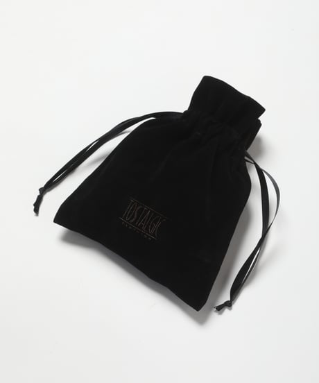 Quilted candies wallet / black
