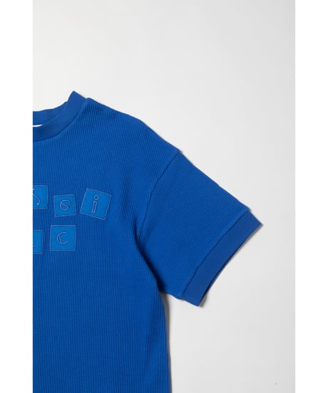 Waffle logo tee / purple