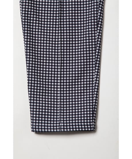 Slacks pants / gingham plaid