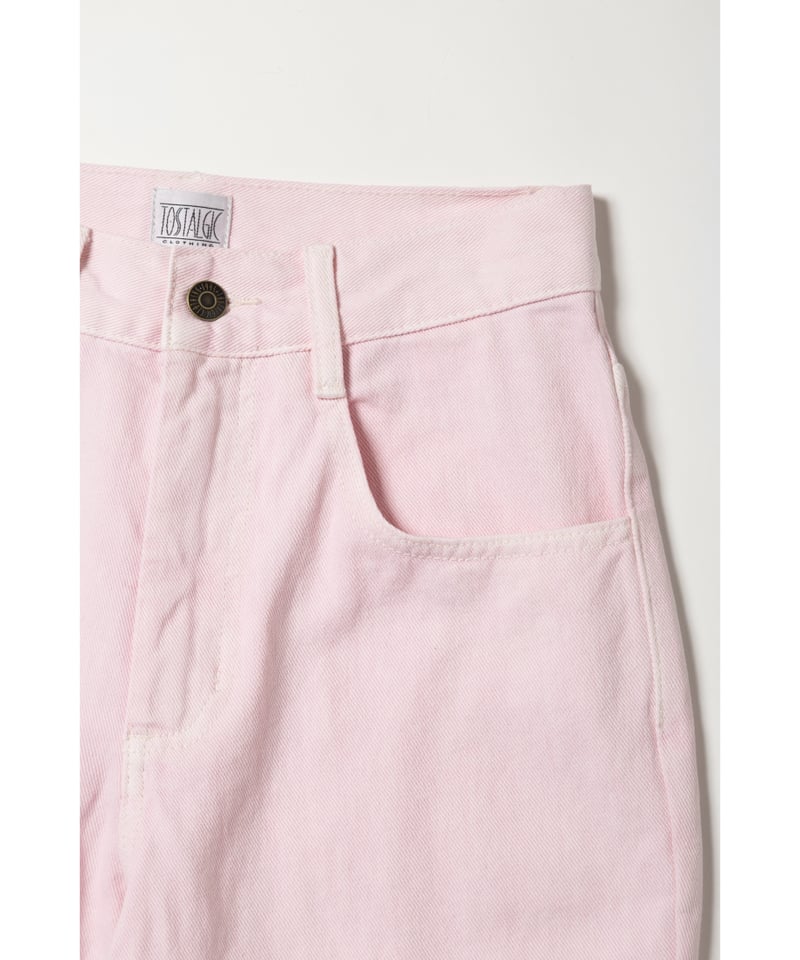 Tostalgic denim pants / pink | Tostalgic Clothing