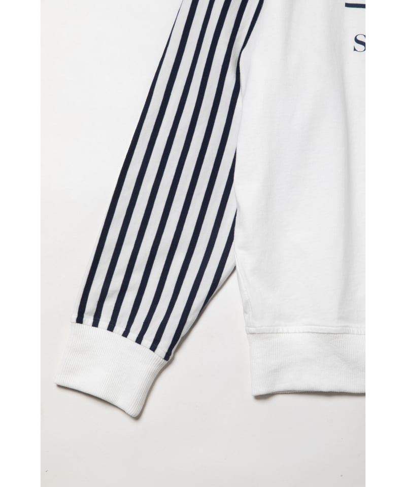 Yacht long sleeve tee / white | Tostalgic Clothing
