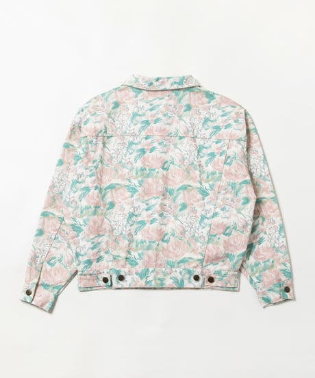 Tostalgic floral denim jacket / floral