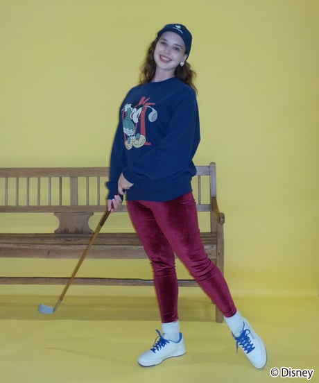 Disney sports sweatshirt（Minnie） / navy