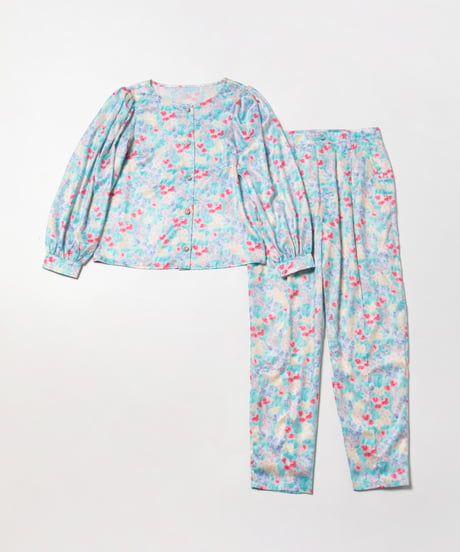 Floral slacks pants / floral