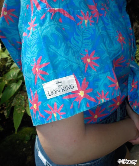 Jungle summer shirt / green [ Shipped in early Jul. ]