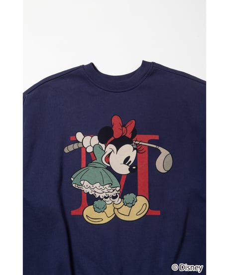 Disney sports sweatshirt（Minnie） / navy