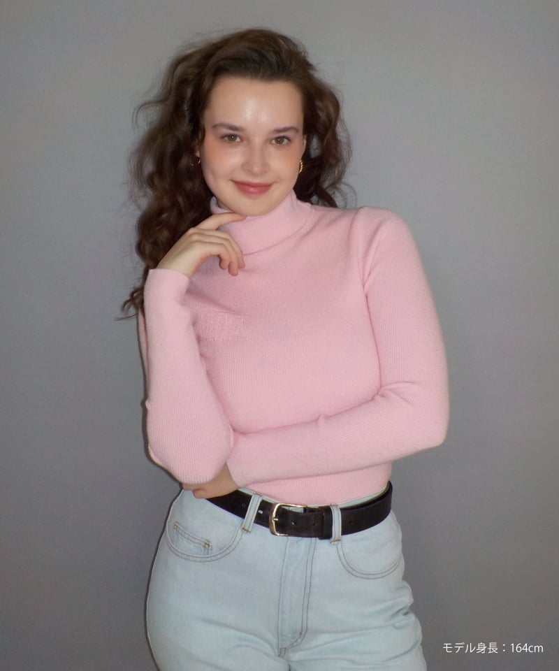 Turtle knit / pastel pink | Tostalgic Clothing