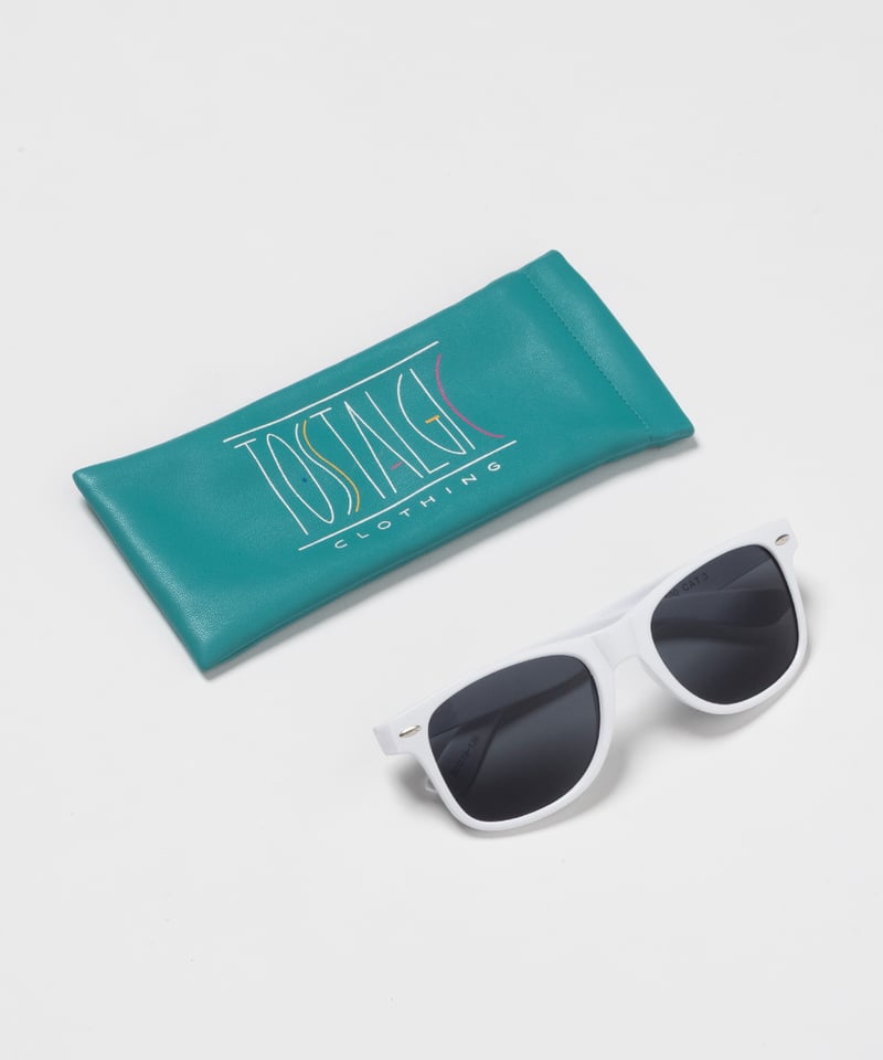 Square sunglasses / white [ Shipped in late May