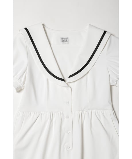 Marine rompers / white