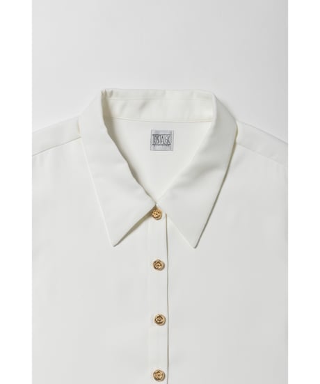 Collar blouse / white