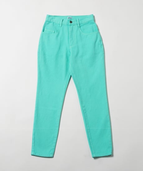 Tostalgic denim pants / blue green