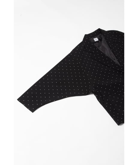 Oversized jacket / polka dots