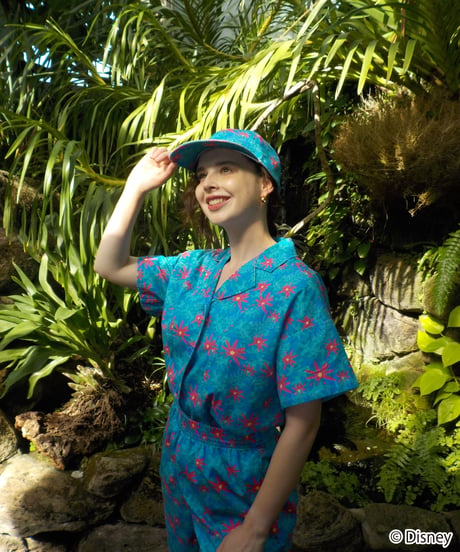 Jungle summer shirt / green [ Shipped in early Jul. ]