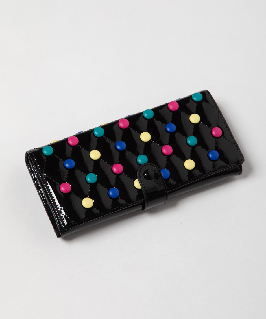 TOSTALGIC 財布　Quilted candies wallet Quilted candies wallet / black | Tostalgic Clot