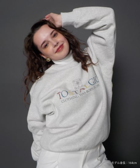 Palm tree sweatshirt / gray