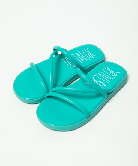 Flip flops / green