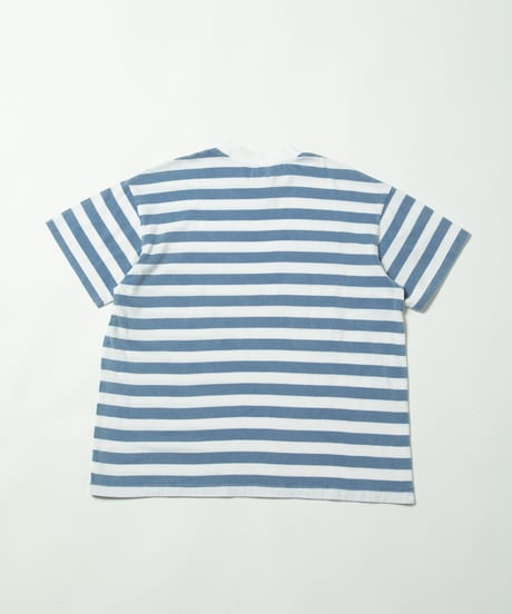 Stripe pocket tee / blue