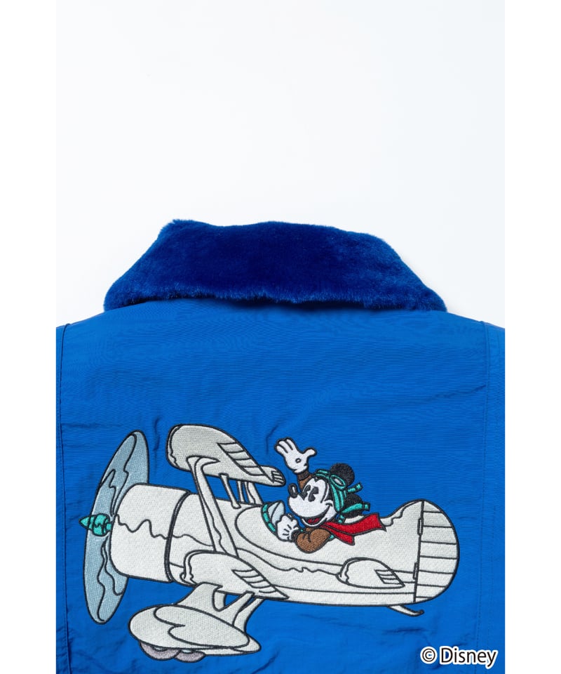 たっくん Mickey flight jacket(kids) / purple | Tostalgic