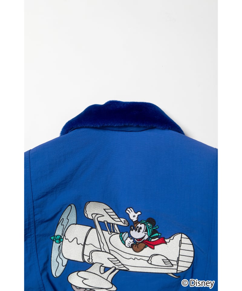 Mickey flight jacket / purple［ Shipped in late