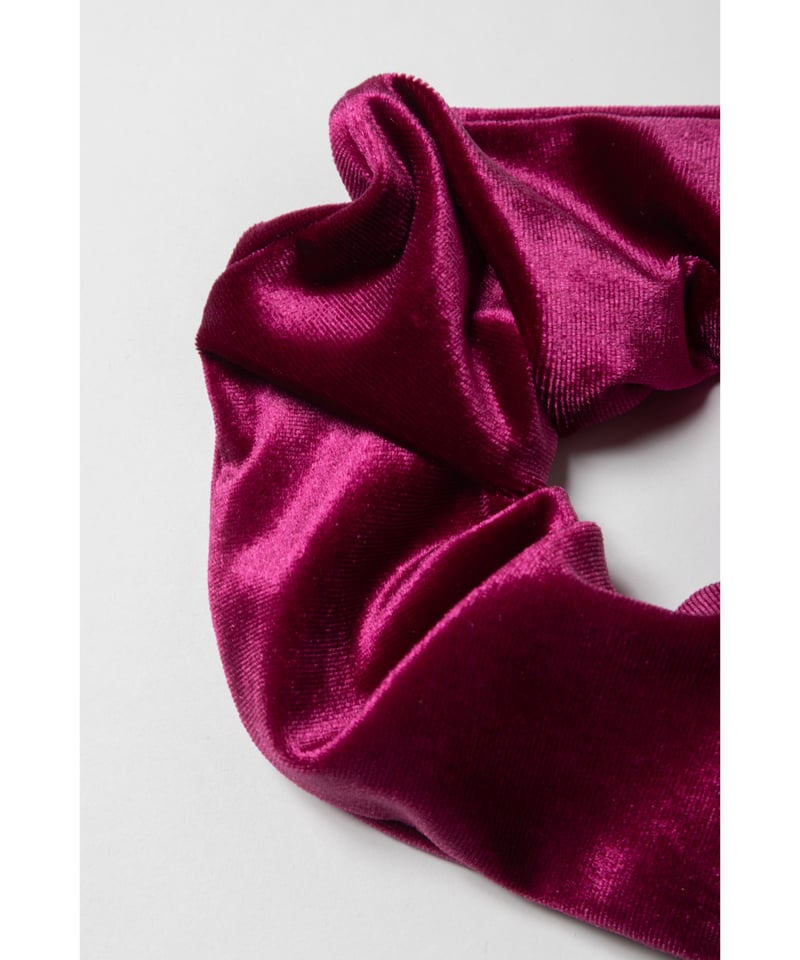 【新品未使用】Natural stone velour scrunchie Velour scrunchie/ pink [ Shipped in late May. ]