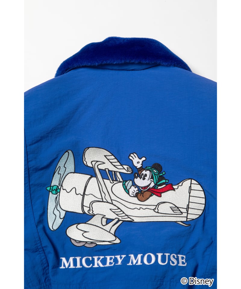mickey Mickey flight jacket / purple | Tostalgic Clothing