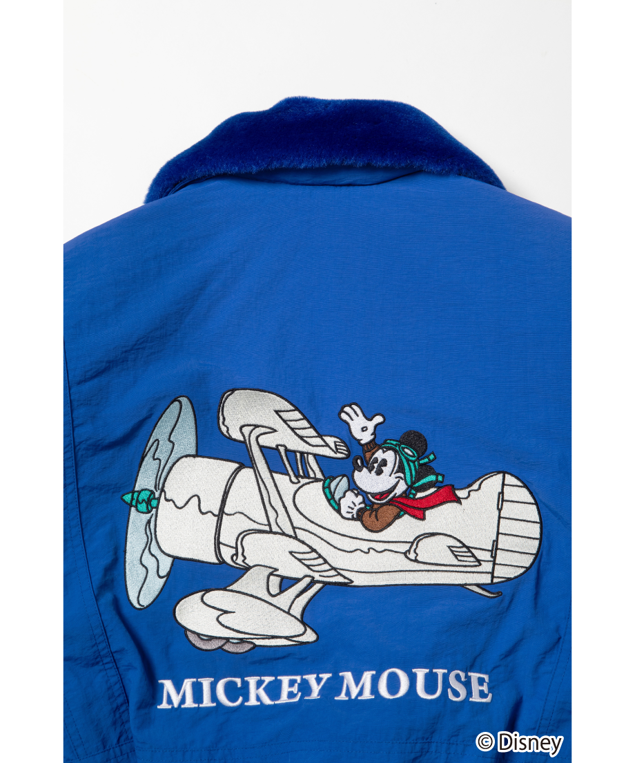 Mickey flight jacket / purple | Tostalgic Clothing