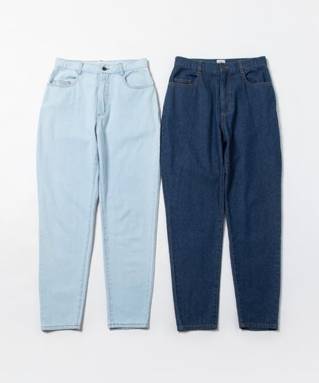 Soft denim pants / dark blue