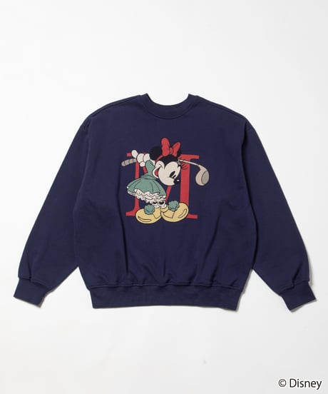 Disney sports sweatshirt（Minnie） / navy