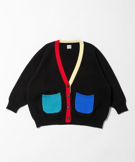 Big knit cardigan / colorful