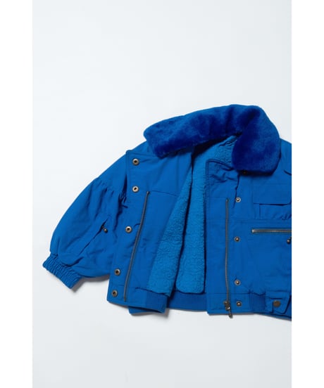 Mickey flight jacket(kids) / purple