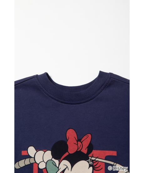 Disney sports sweatshirt（Minnie） / navy
