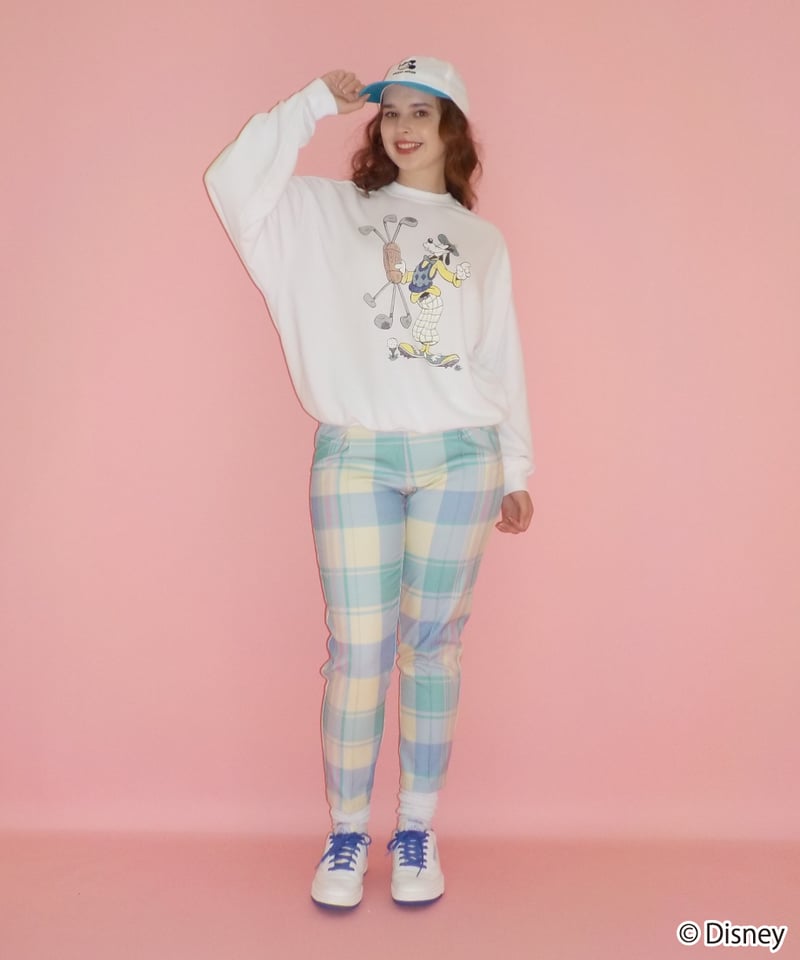 Disney sports sweatshirt（Goofy） / white［ Shippe
