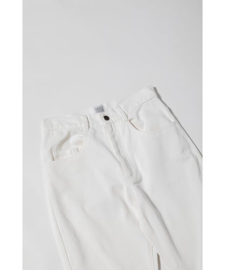 Tostalgic denim pants / white