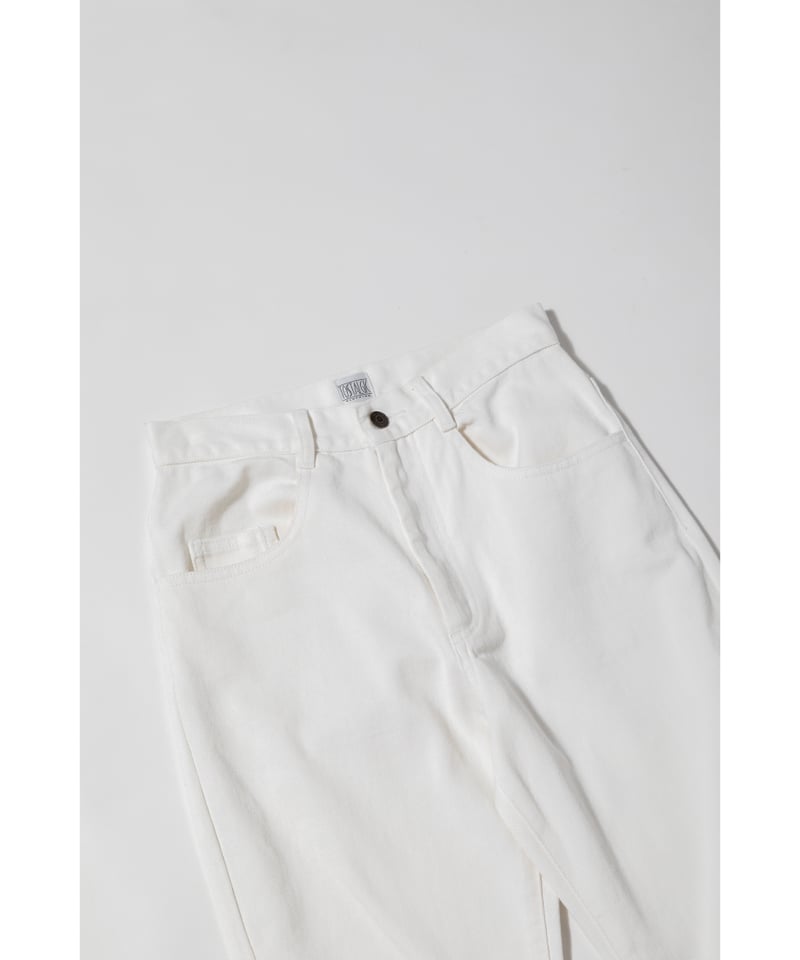 Tostalgic denim pants / white | Tostalgic Clothing