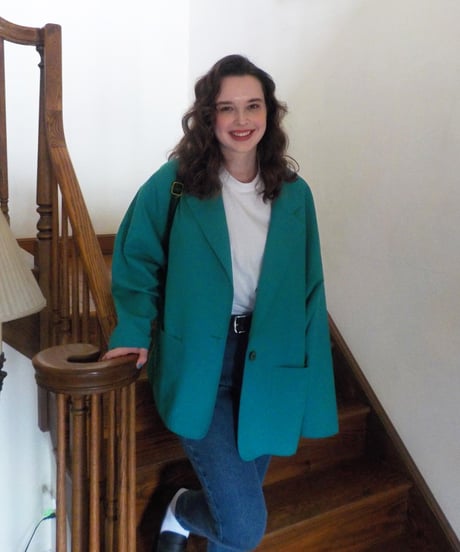Oversized jacket / green