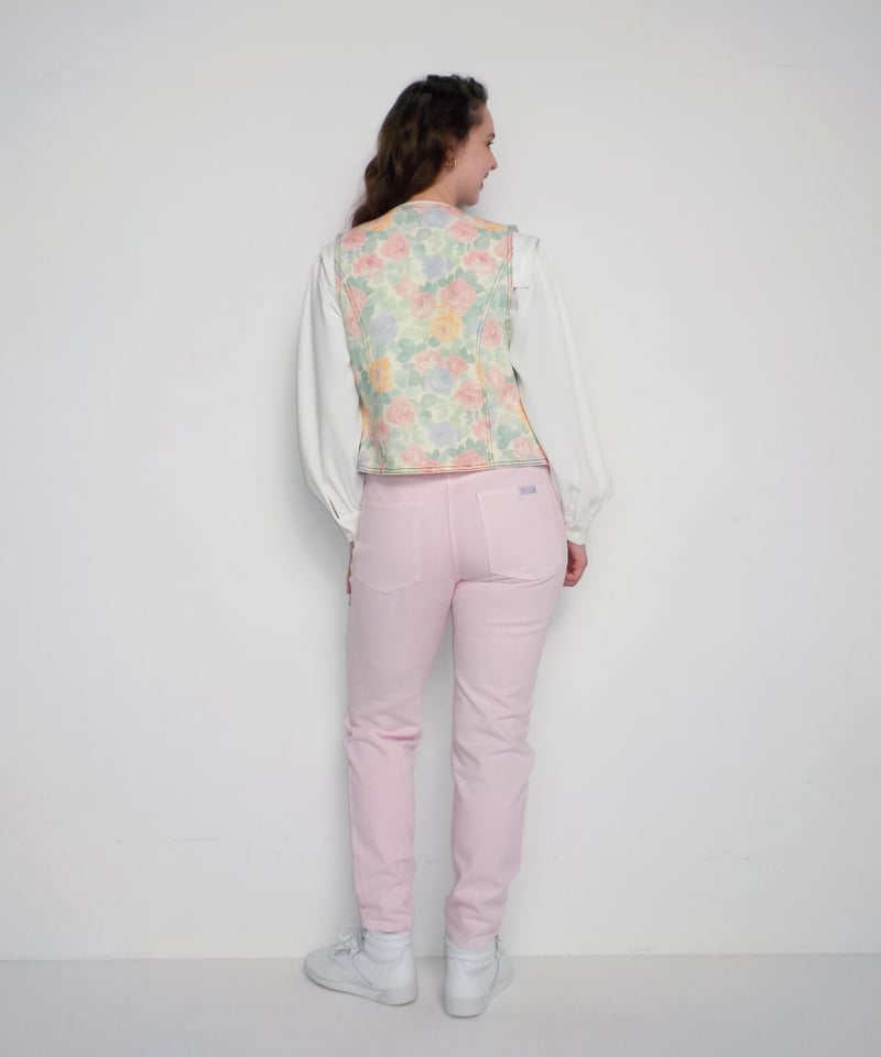 Tostalgic denim pants / pink | Tostalgic Clothing