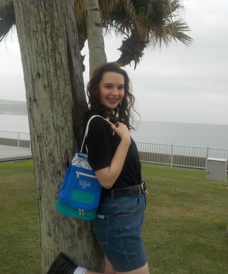 Pool purse / blue