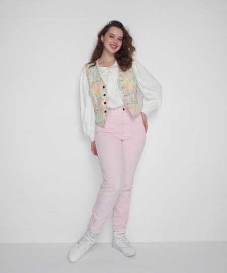Tostalgic denim pants / pink