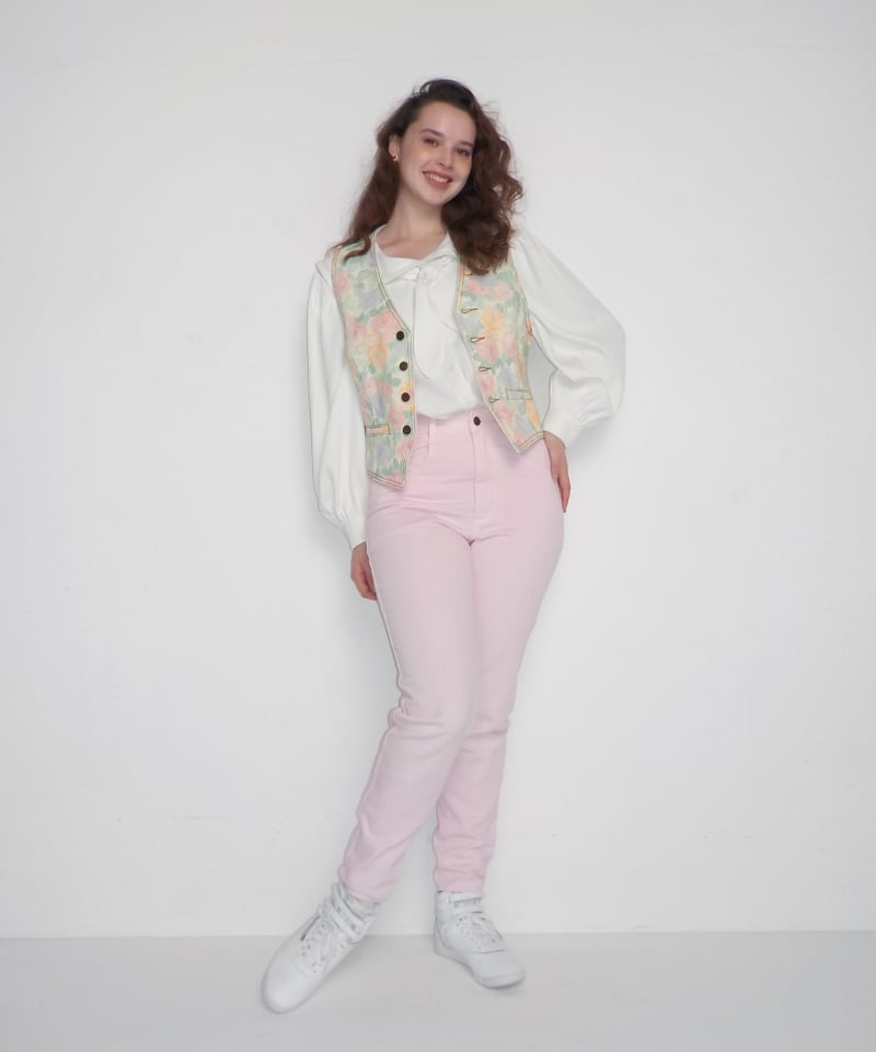 Tostalgic denim pants / pink | Tostalgic Clothing